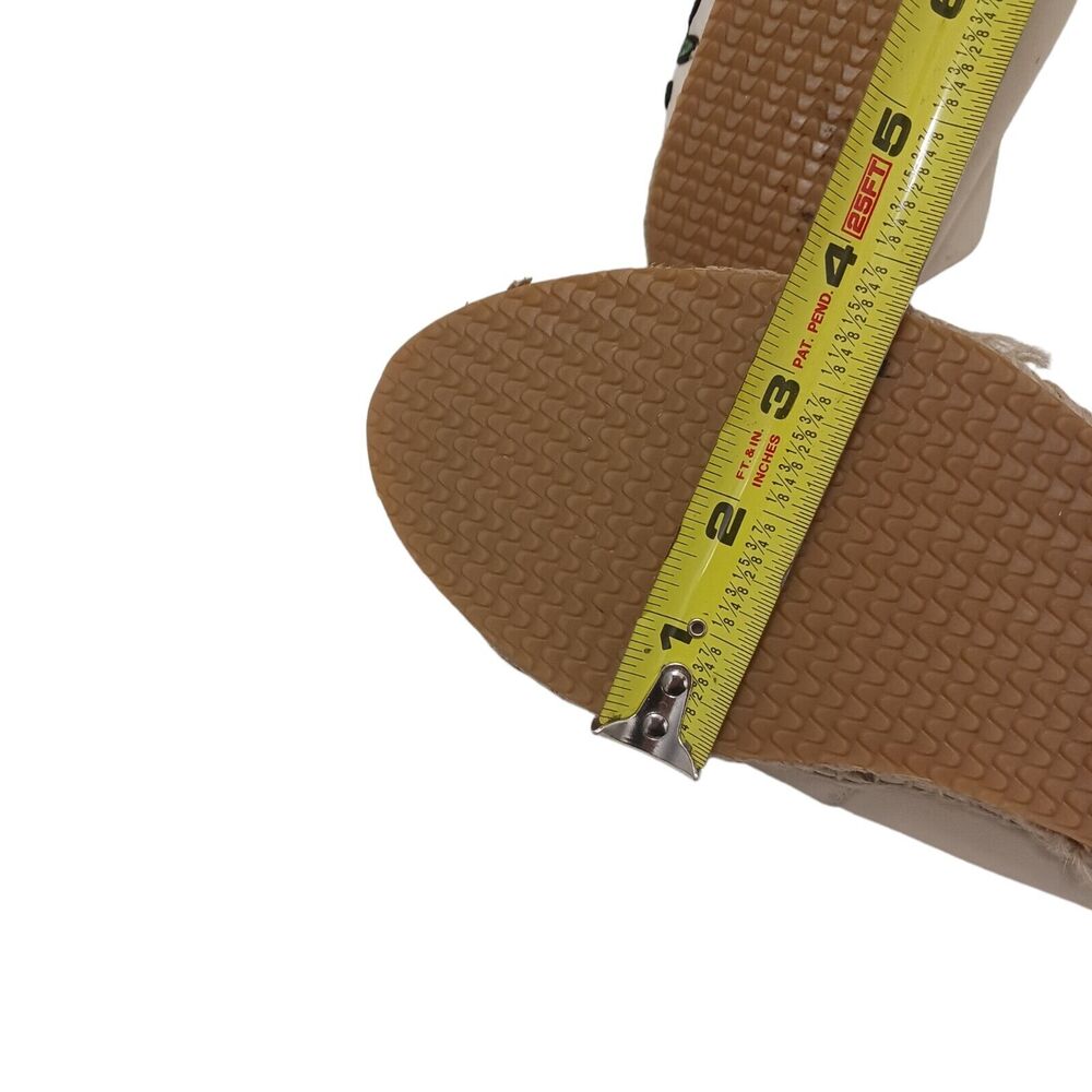 Gucci Leather Espadrille Sz 8.5‎ Ivory Red Floral Embroidered PILAR NAPA Ophelia - Picture 12 of 16